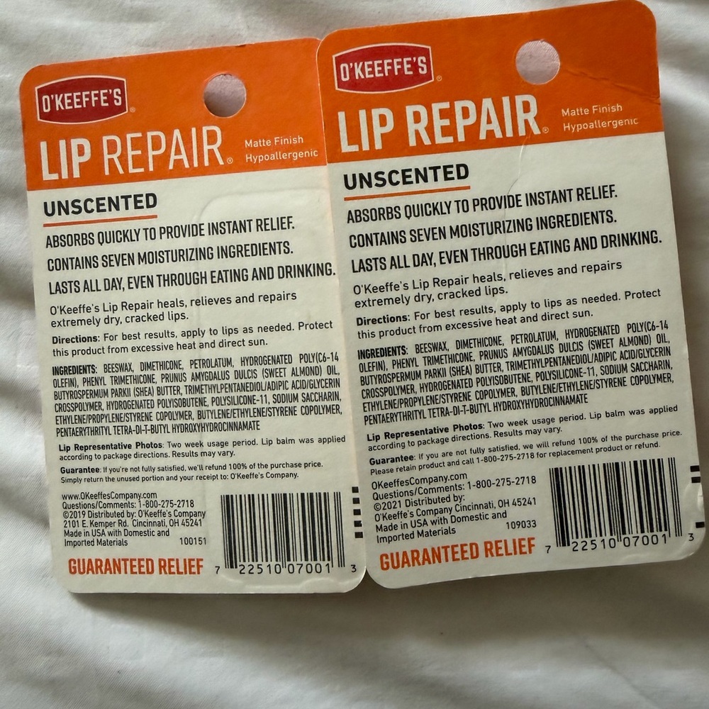 Lip Repair Unscented Lip Balm - Orange - Picture 2 of 2